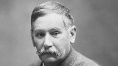 Retrato de Gald�s que ilustra la portada de la biograf�a de Arencibia