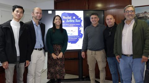 Awy, Mari�o, Sampedro, Mart�nez, Mera y Fern�ndez participaron en la presentaci�n.