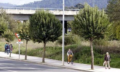 Terrenos cedidos por el Concello para el nuevo centro sanitario.