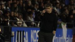 Antonio Hidalgo, durante el partido entre el Deportivo y el Granada.