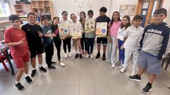 Alumnado de sexto do CEIP Vilalonga de Sanxenxo