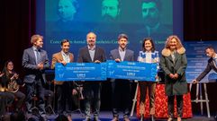 Entrega de premios de una edici�n anterior de los premios que organizan el Concello y la UDC.
