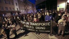 Los usuarios de Teima Down leyeron un comunicado en la protesta