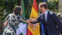 Ins Arrimadas y Pablo Casado, en una imagen de archivo