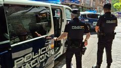 Imagen de archivo de la polic�a nacional