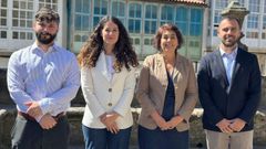Mar�a Rozas y Alba Nogueira presentaron el programa con otros responsables del mismo.