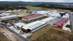 Vista parcial del pol�gono industrial de O Reboredo, donde est�n la mayor parte de las empresas grandes de Monforte