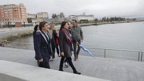 Inauguración y puesta en sevicio de la plataforma náutica de O Parrote, en A Coruña