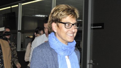 La exalcaldesa de La Muela, María Victoria Pinilla, en una imagen del 2016