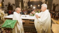 En marcha la novena previa a la Romar�a da Virxe da Barca, en Mux�a