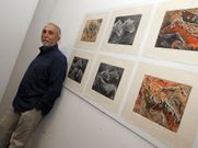 P�rez exhibe gravados e debuxos in�ditos. 