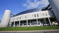 Hospital Montecelo, en Pontevedra, donde este martes hay ingresados 18 pacientes covid, 11 en planta y 7 en la uci