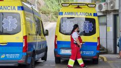 La mujer fue trasladada por el 061 a un centro hospitalario. Imagen de archivo