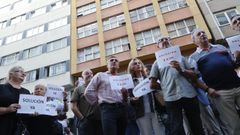 Protestas vecinales por una okupaci�n en A Coru�a