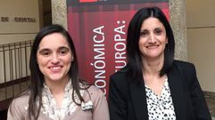 La nueva secretaria xeral, a la derecha de la imagen