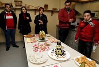 los alumnos del curso de Vilagarc�a demostraron lo aprendido en el curso de pinchos.