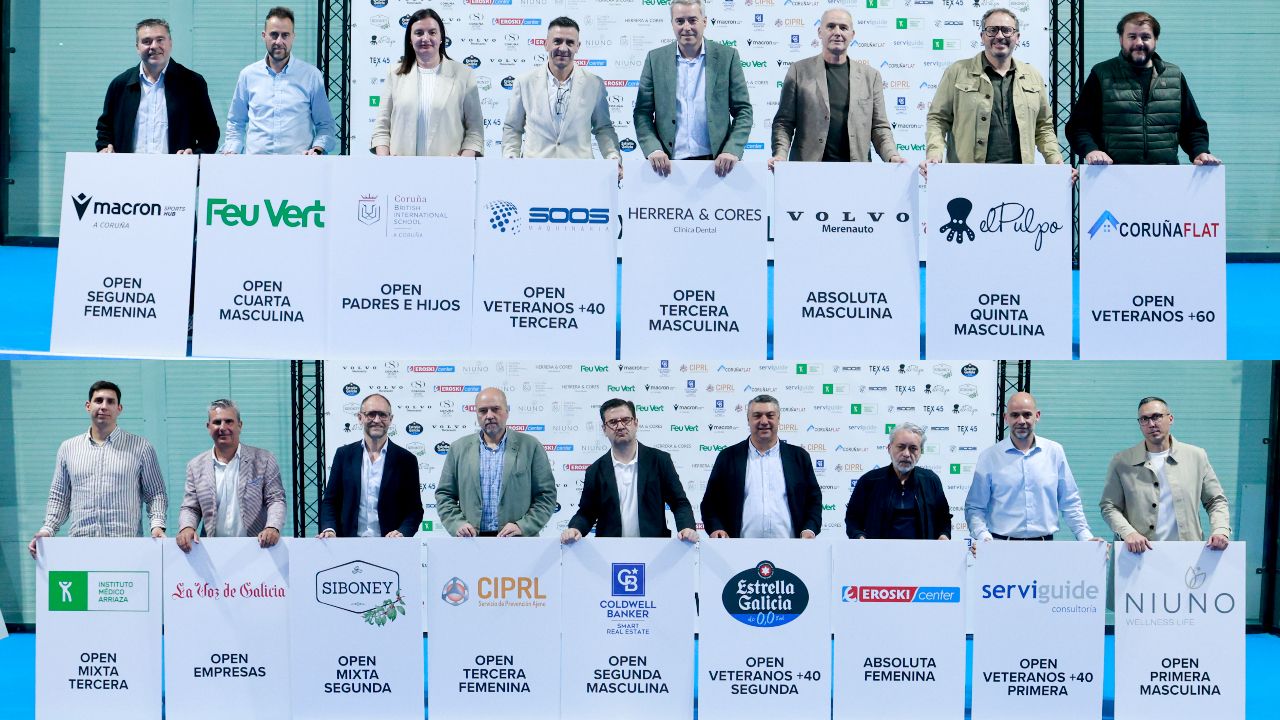 El torneo de pádel de La Voz de Galicia regresará al Coruña Sport Centre el 4 de junio