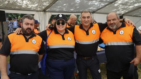 La jornada sirvió para confraternizar tanto entre agrupaciones como con otros cuerpos y servicios que están presentes en las emergencias
