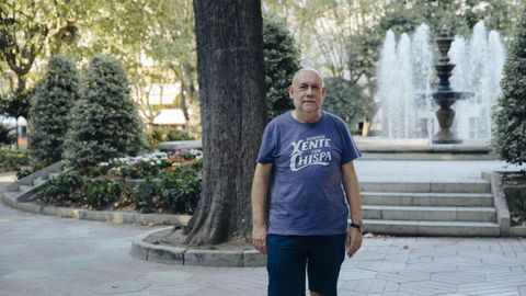 El parque de San L�zaro es uno de los lugares preferidos de Jos� Ram�n Fern�ndez Morgade en Ourense.