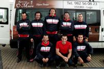 Equipo del Club Pirag�ismo Viveiro que compiti� en Ald�n.