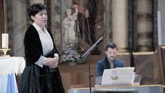 Noem� Mazoy, en una actuaci�n en Lugo