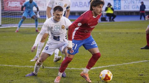 Jaichenco, en uno de sus partidos en O Couto