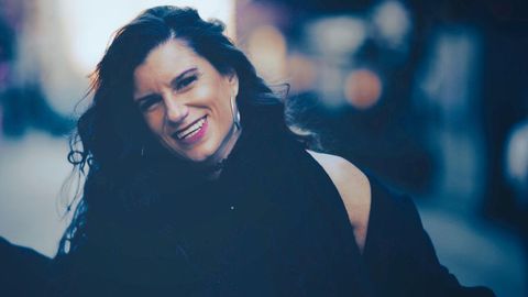 La cantante Rebeca Rods, en Nueva York. 