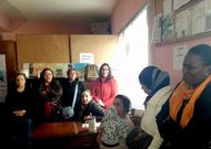 Algunas usuarias de C�ritas de Oseiro explicaron las necesidades que padecen para obtener recursos.