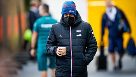 Fernando Alonso en el Gran Premio de Blgica