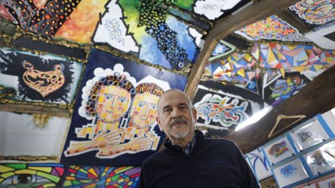 Xeada en su casa museo en Alfoz