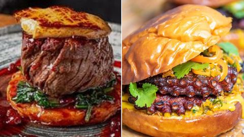 Solomillo rossini y hamburguesa mari�a de pulpo, otras dos propuestas de D'Elvira