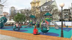 Imagen de c�mo quedar� el futuro parque