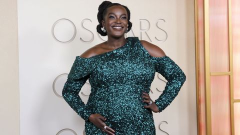 Wunmi Mosaku, nominada a mejor actriz de reparto por �Los pecadores�, con vestido de Louis Vuitton