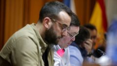 Los concejales del BNG, en uno de los �ltimos plenos municipales