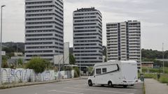 Nuevo aparcamiento de autocaravanas en Someso