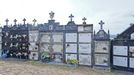 El cementerio de San Mamede de Carballal, donde la familia Bruzos tiene varios nichos