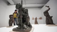 Exposici�n del escultor valenciano y mindoniense de adopci�n Juan Puchades Quiles en el Museo Provincial de Lugo