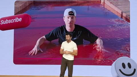 Presentacin de las herramientas de IA de YouTube en Nueva York, en septiembre del 2025