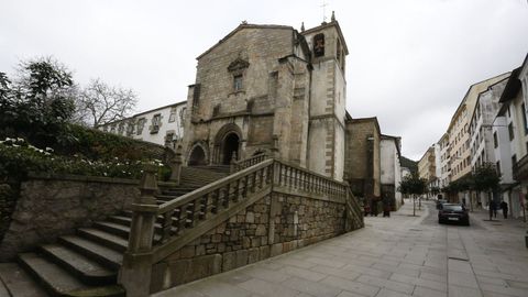 En fecha �n por determinar, el funeral por Jos� Luis Cancio Mel se celebrar� en la iglesia viveirense de San Francisco, en una foto de archivo