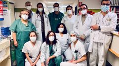 El personal dela zona covid del Hospital Comarcal de Vern atiende actualmente a 16 pacientes