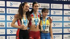 Cristina V�zquez Espantoso, del Maderas Barcia Lourenz� Cervo, fue plata en el triple salto.