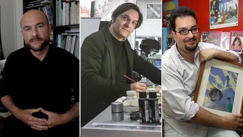 Alberto Vzquez, Kiko da Silva y Carlos Portela