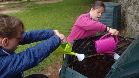 Participantes del proyecto, durante una actividad.