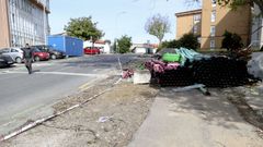 La obras de reforma de la calle comenz� en septiembre y se paraliz� en enero. La actividad ya no retom� tras Navidad.