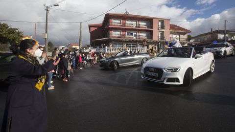 Reyes Magos, en Cee, a su paso por Lires