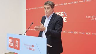 El secretario general del PSdeG, Jos� Ram�n G�mez Besteiro