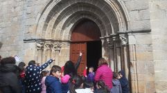 A excursi�n inclu�u paradas en tres igrexas rom�nicas