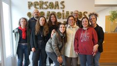 El centro de Amicos recibi la visita del comit tcnico de revalorizacin de basuras plsticas marinas del proyecto Lab-Mar.