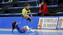 El Mar�n, en un partido reciente en A Ra�a