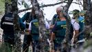 Guardia Civil y Polic�a Nacional baten la zona donde se encontraron los huesos de Juana Canal.